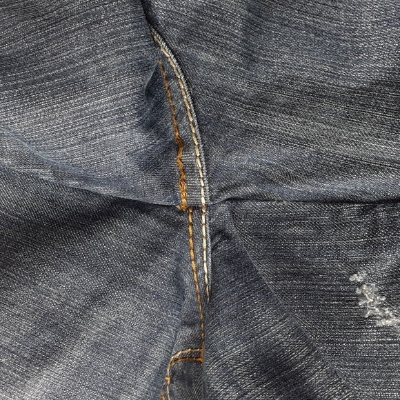 UGS Underground Soul  Distressed Bootcut Blue Jeans Size 11 - Picture 14 of 16